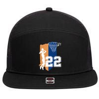 Retro 22 Female Basketball Player 7 Panel Mesh Trucker Snapback Hat