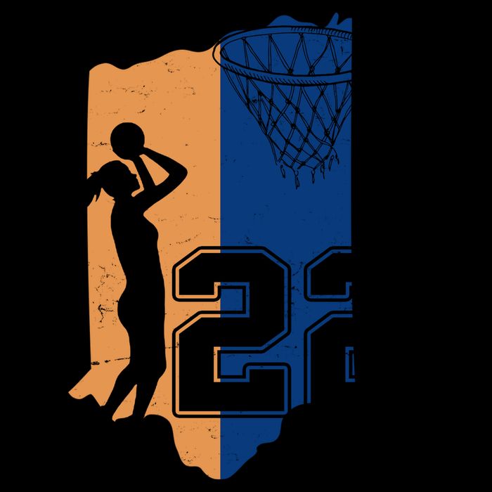 Retro 22 Female Basketball Player Mug