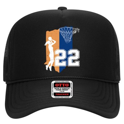 Retro 22 Female Basketball Player Trucker Hat