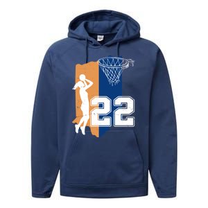 Retro 22 Female Basketball Player Performance Fleece Hoodie