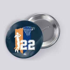 Retro 22 Female Basketball Player Button