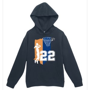 Retro 22 Female Basketball Player Urban Pullover Hoodie