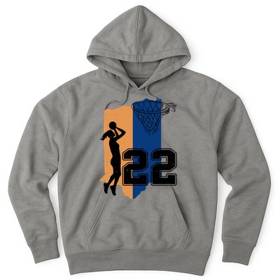Retro 22 Female Basketball Player Hoodie