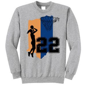 Retro 22 Female Basketball Player Sweatshirt