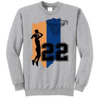 Retro 22 Female Basketball Player Tall Sweatshirt