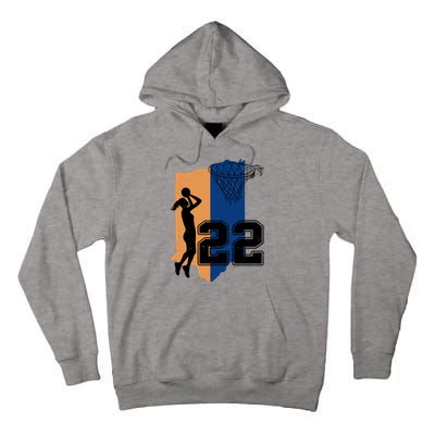 Retro 22 Female Basketball Player Tall Hoodie