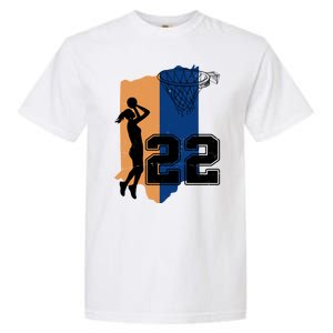 Retro 22 Female Basketball Player Garment-Dyed Heavyweight T-Shirt