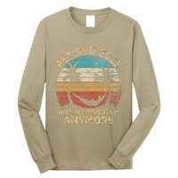 Retired 2025 Funny Vintage Retirement Humor Gifts Long Sleeve Shirt