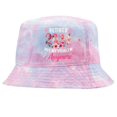 Retired 2024 Funny Retirement Gifts For Women 2023 Floral Tie-Dyed Bucket Hat