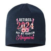 Retired 2024 Funny Retirement Gifts For Women 2023 Floral Sustainable Beanie