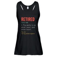 Retired 2022 Funny Retirement Ladies Essential Flowy Tank