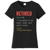 Retired 2022 Funny Retirement Women's T-Shirt