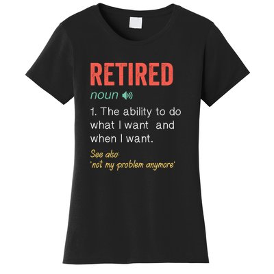 Retired 2022 Funny Retirement Women's T-Shirt