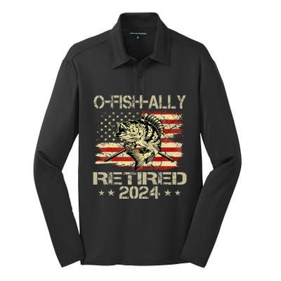 Retirement 2024 Fisherman OFishAlly Retired 2024 Silk Touch Performance Long Sleeve Polo