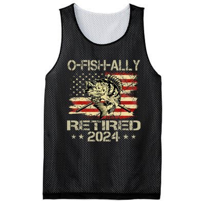 Retirement 2024 Fisherman OFishAlly Retired 2024 Mesh Reversible Basketball Jersey Tank