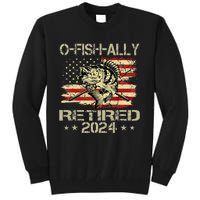 Retirement 2024 Fisherman OFishAlly Retired 2024 Tall Sweatshirt