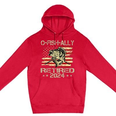 Retirement 2024 Fisherman OFishAlly Retired 2024 Premium Pullover Hoodie