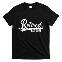 Retired 2025 For Coworker Retirement And Pensioner T-Shirt
