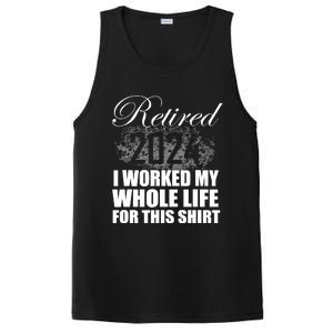 Retired 2024 I Worked My Whole Life 2024 Retirement Gifts PosiCharge Competitor Tank