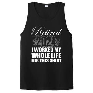 Retired 2024 I Worked My Whole Life 2024 Retirement Gifts PosiCharge Competitor Tank