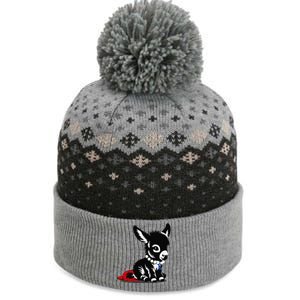 Retro 2024 Kamala Harris Tim Walz President Democrat Donkey The Baniff Cuffed Pom Beanie