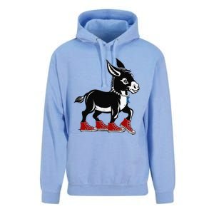 Retro 2024 Kamala Harris Tim Walz President Democrat Donkey Unisex Surf Hoodie