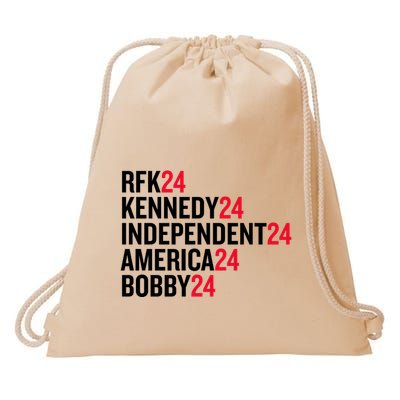 Rfk 24 Kennedy 24 Independent 24 America 24 Bobby 24 Drawstring Bag