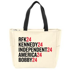 Rfk 24 Kennedy 24 Independent 24 America 24 Bobby 24 Zip Tote Bag