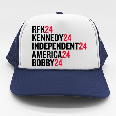 Rfk 24 Kennedy 24 Independent 24 America 24 Bobby 24 Trucker Hat