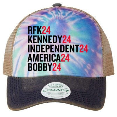 Rfk 24 Kennedy 24 Independent 24 America 24 Bobby 24 Legacy Tie Dye Trucker Hat