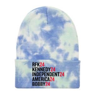 Rfk 24 Kennedy 24 Independent 24 America 24 Bobby 24 Tie Dye 12in Knit Beanie