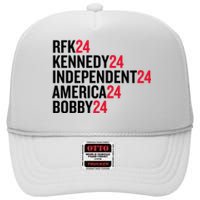 Rfk 24 Kennedy 24 Independent 24 America 24 Bobby 24 High Crown Mesh Back Trucker Hat