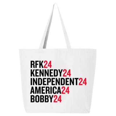 Rfk 24 Kennedy 24 Independent 24 America 24 Bobby 24 25L Jumbo Tote