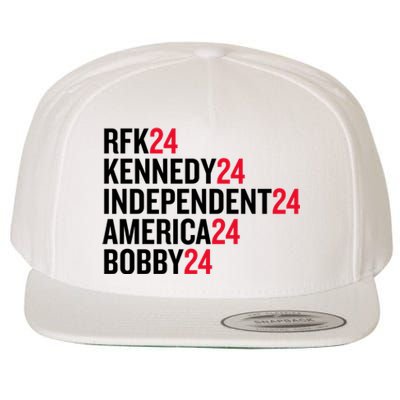 Rfk 24 Kennedy 24 Independent 24 America 24 Bobby 24 Wool Snapback Cap