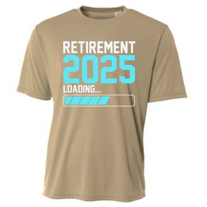 Retirement 2025 Loading Funny Retiring Retired Cooling Performance Crew T-Shirt