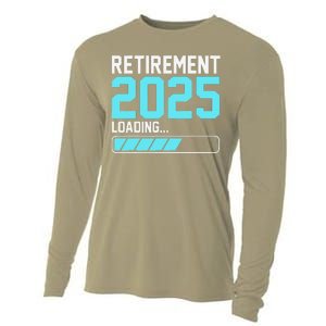 Retirement 2025 Loading Funny Retiring Retired Cooling Performance Long Sleeve Crew