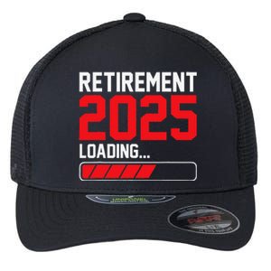 Retirement 2025 Loading Funny Retiring Retired Gift Flexfit Unipanel Trucker Cap