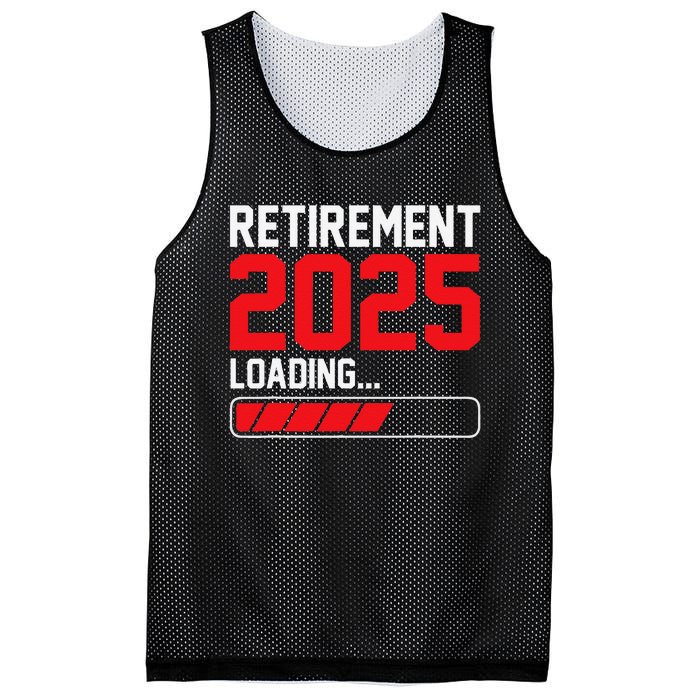 Retirement 2025 Loading Funny Retiring Retired Gift Mesh Reversible Basketball Jersey Tank