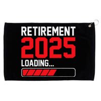 Retirement 2025 Loading Funny Retiring Retired Gift Grommeted Golf Towel