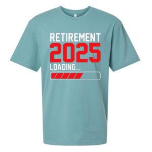 Retirement 2025 Loading Funny Retiring Retired Gift Sueded Cloud Jersey T-Shirt