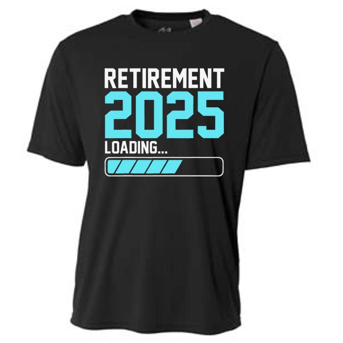 Retirement 2025 Loading Funny Retiring Retired Gift Cooling Performance Crew T-Shirt