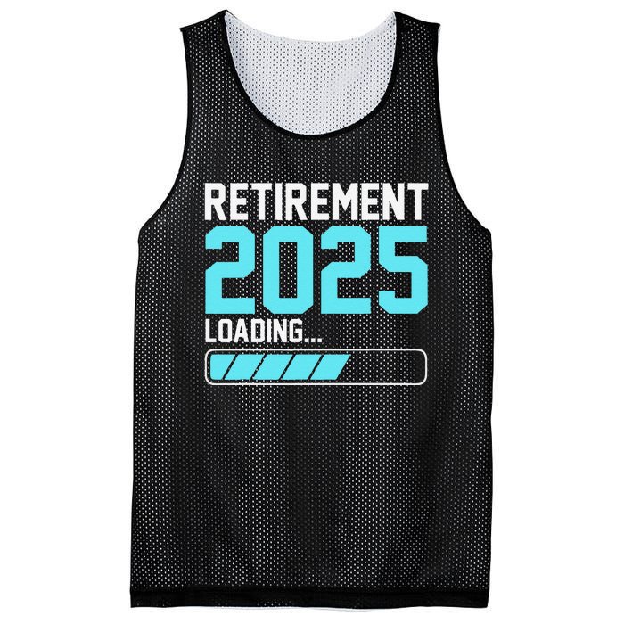 Retirement 2025 Loading Funny Retiring Retired Gift Mesh Reversible Basketball Jersey Tank