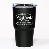 Retired 2025 Ly Not My Problem Anymore Funny Retiree Tumbler