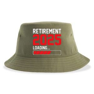 Retirement 2025 Loading Funny Retiring Retired Sustainable Bucket Hat