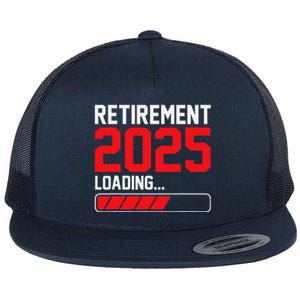 Retirement 2025 Loading Funny Retiring Retired Flat Bill Trucker Hat