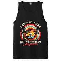 Retired 2025 Not My Problem Anymore Retro Retirement Teacher PosiCharge Competitor Tank