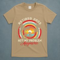 Retired 2025 Not My Problem Anymore Retro Retirement Teacher T-Shirt