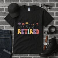 Retired 2025 Not My Problem Anymore Retirement Party Retiree Tall T-Shirt