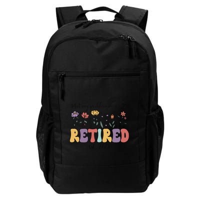 Retired 2025 Not My Problem Anymore Retirement Party Retiree Backpack