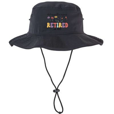 Retired 2025 Not My Problem Anymore Retirement Party Retiree Bucket Hat